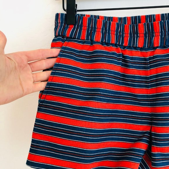 J. Crew Blue and Red Stripe Shorts - Picture 2 of 5